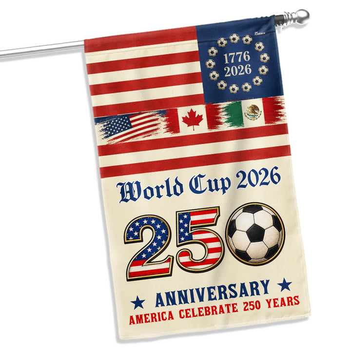 250-års Jubilæumsflag til Verdensmesterskabet 2026