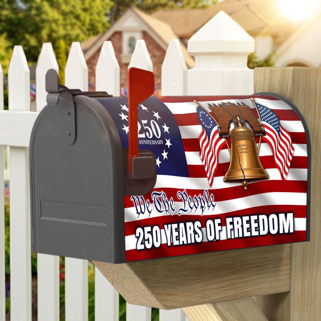Patriotisk Postkasse Cover med Betsy Ross Flag