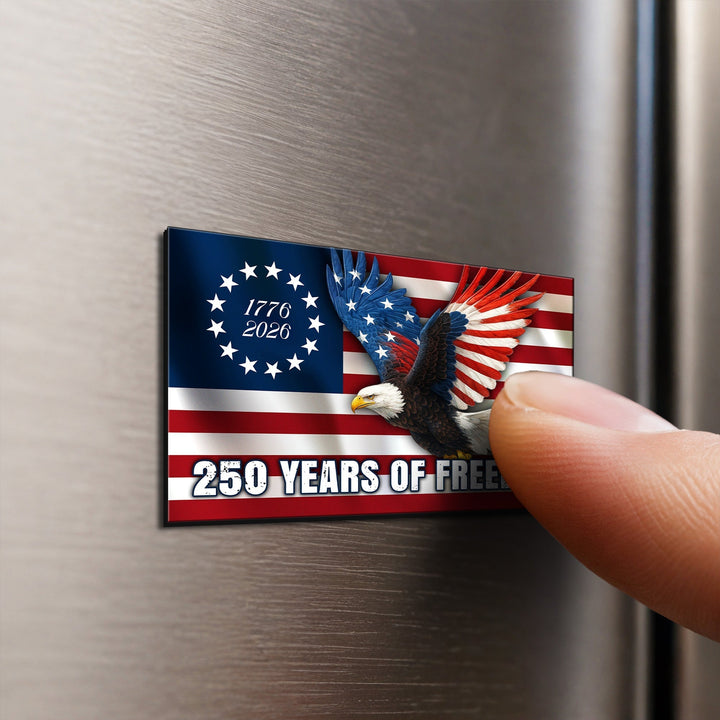 Betsy Ross Flag Ørn Bil Magnet med Personlig Tilpasning