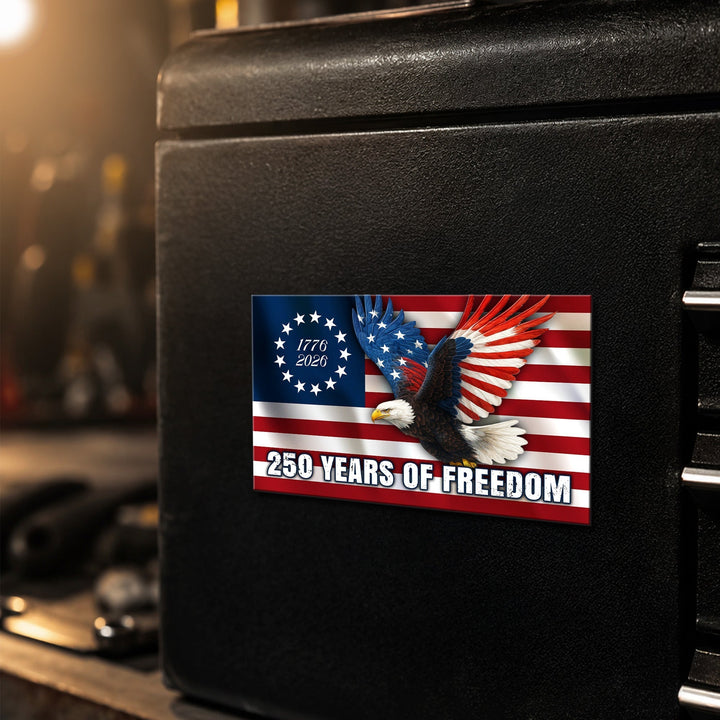 Betsy Ross Flag Ørn Bil Magnet med Personlig Tilpasning