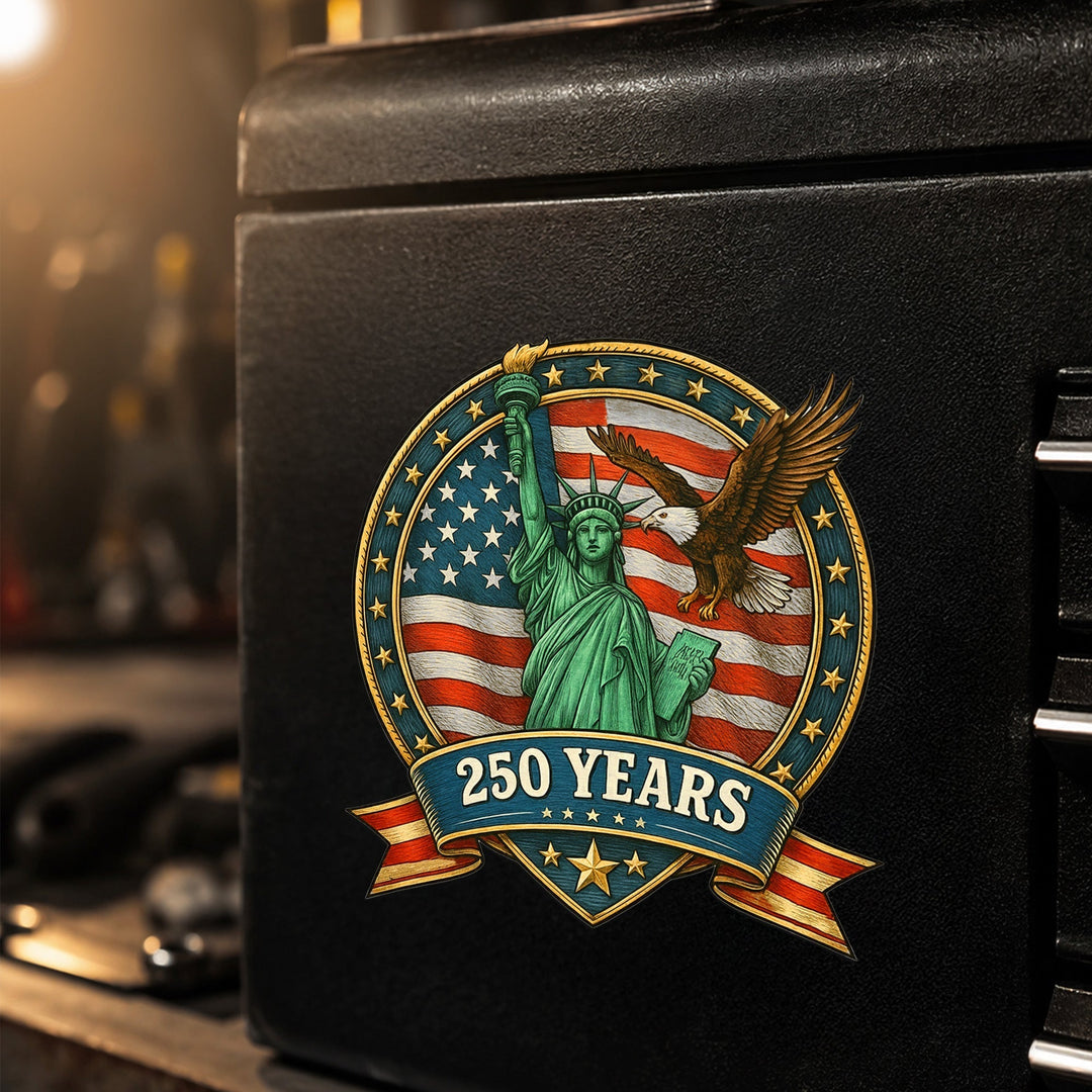 Patriotisk Ørn Bil Magnet i Vinyl