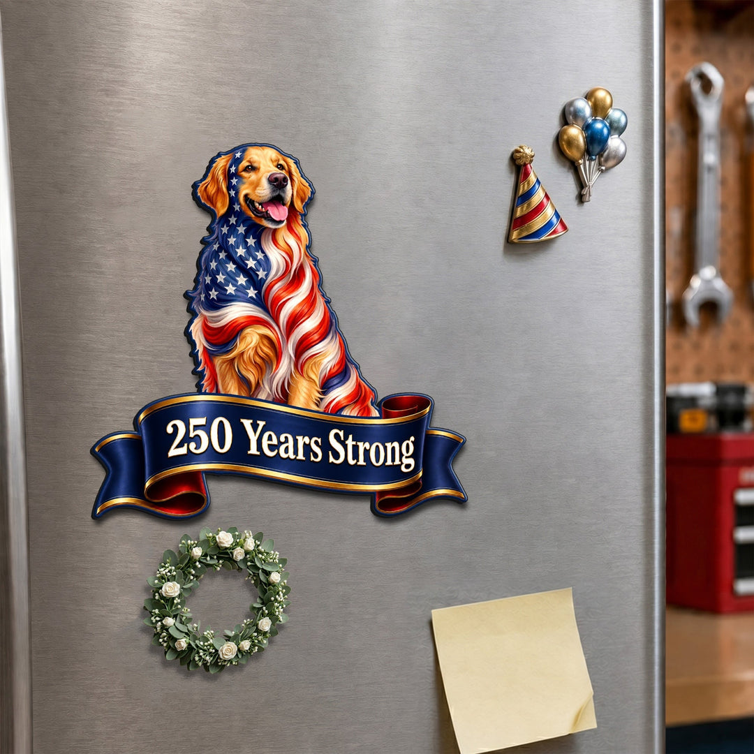 Personlig Golden Retriever Bil Magnet i Vinyl