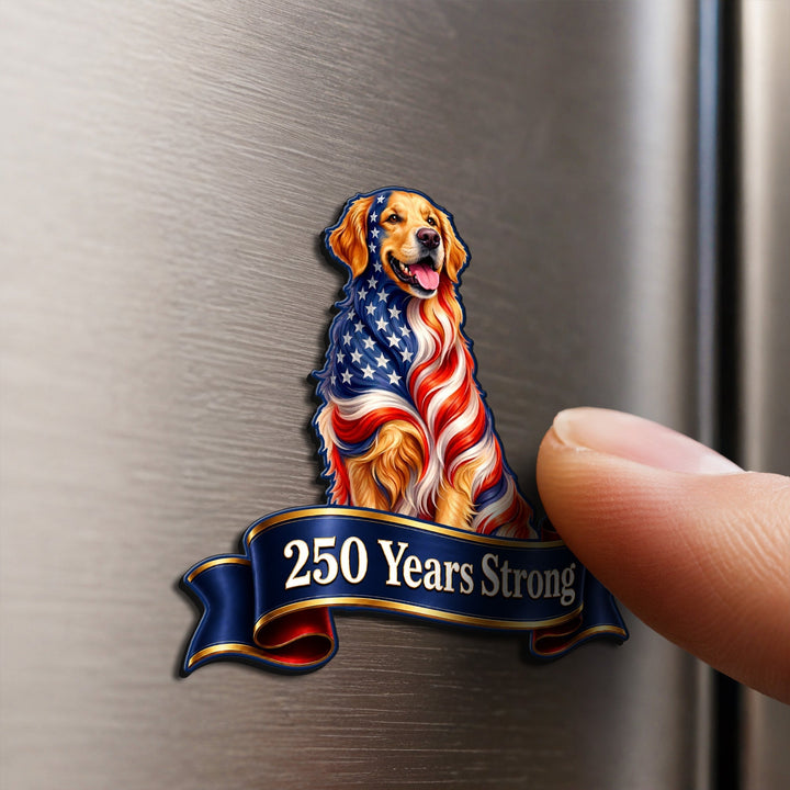 Personlig Golden Retriever Bil Magnet i Vinyl