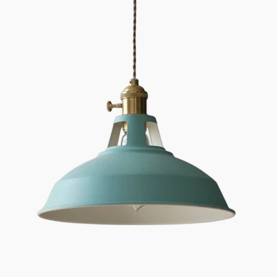 Farverig Moderne LED Pendelampe i Metal og Glas