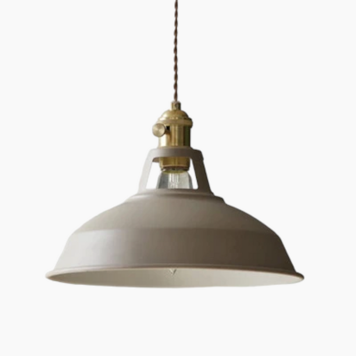 Farverig Moderne LED Pendelampe i Metal og Glas