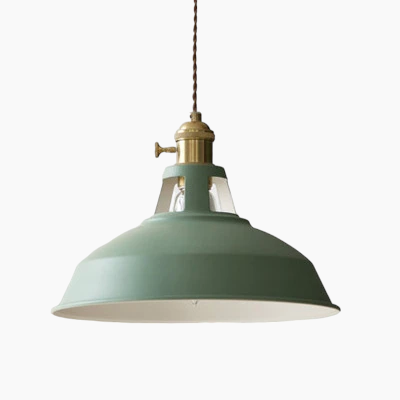 Farverig Moderne LED Pendelampe i Metal og Glas
