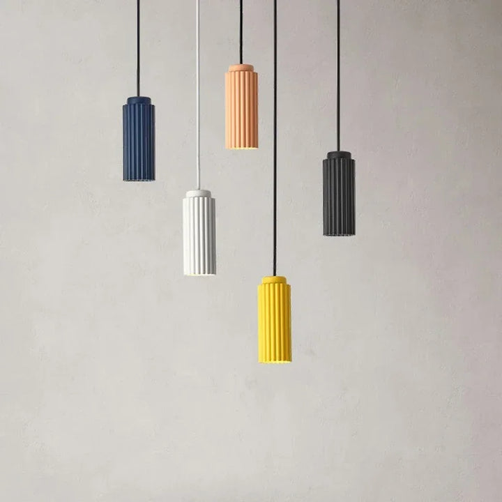 Moderne Skandinavisk LED Pendelampe i Metal og Glas