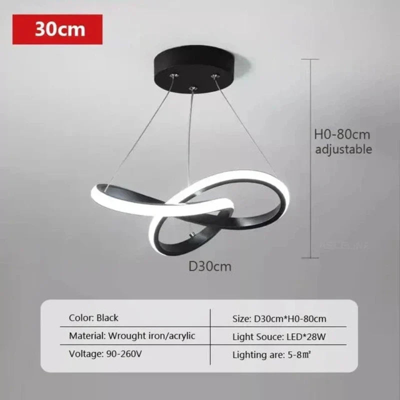 Moderne LED Loftlampe med Fjernbetjening og Energi-Effektiv Design