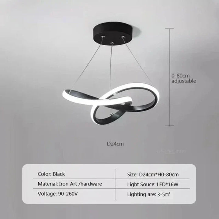 Moderne LED Loftlampe med Fjernbetjening og Energi-Effektiv Design