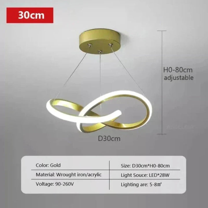 Moderne LED Loftlampe med Fjernbetjening og Energi-Effektiv Design