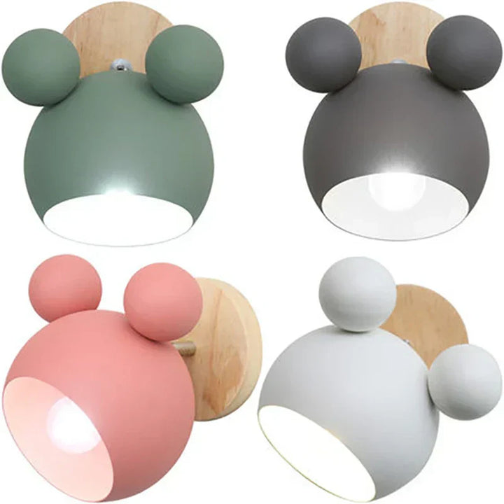 Mickey Mouse Væglampe til Børneværelset