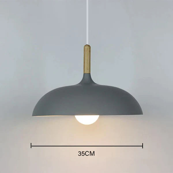 Loftlampe i Nordisk Eg med Energibesparende LED