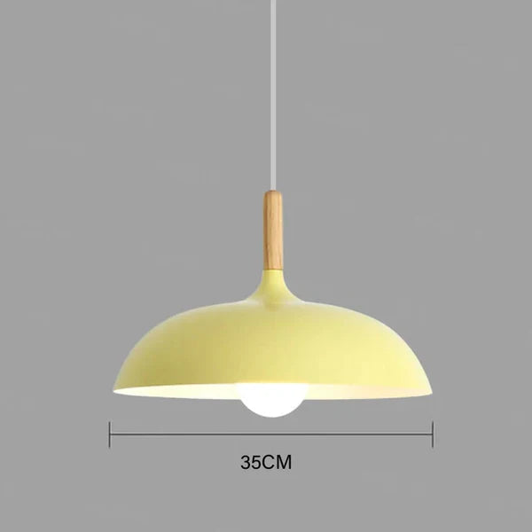 Loftlampe i Nordisk Eg med Energibesparende LED