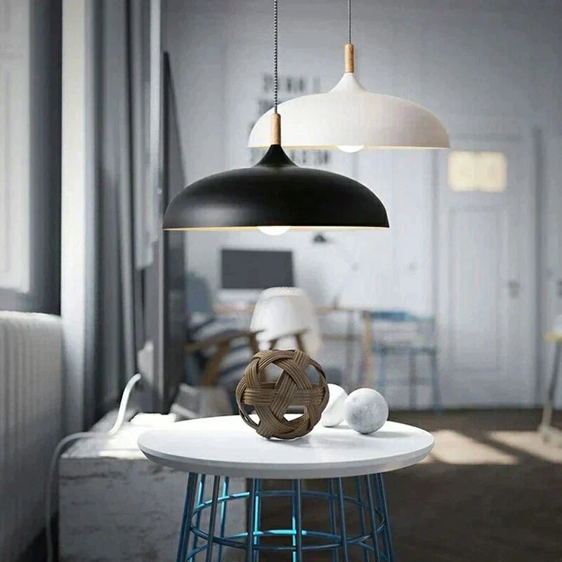 Loftlampe i Nordisk Eg med Energibesparende LED