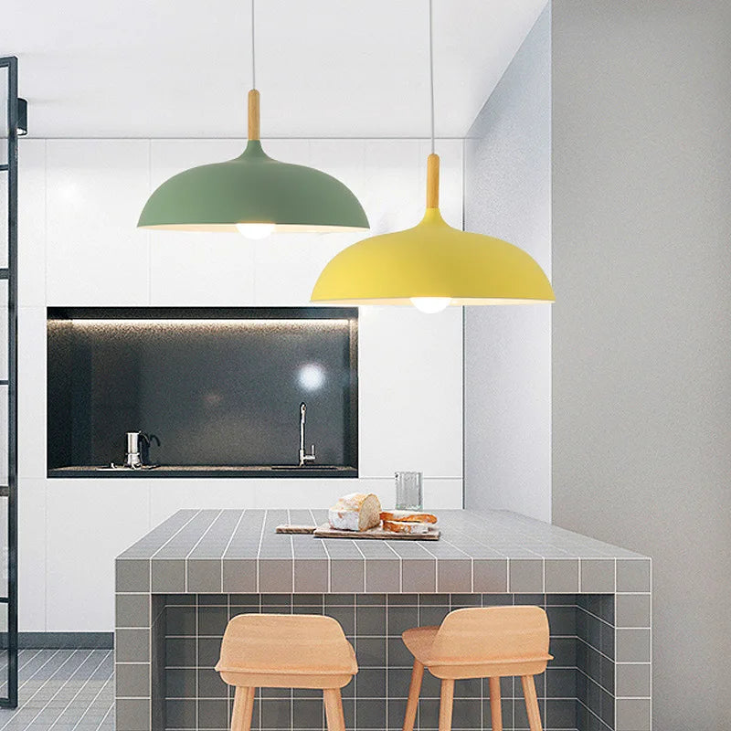 Loftlampe i Nordisk Eg med Energibesparende LED