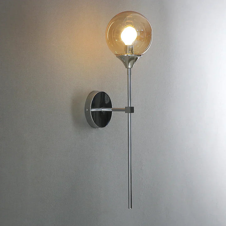 Moderne Glas Væglampe med Drejekontakt