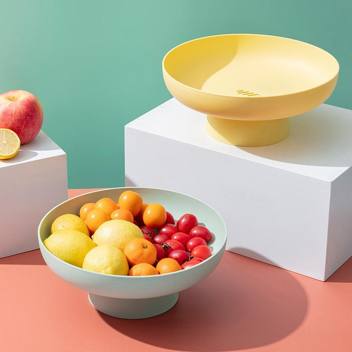 Pastel Rund Serveringsbakke i Plast
