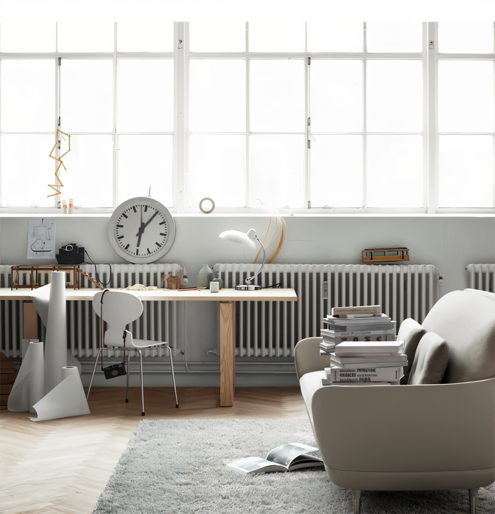 Justerbar Vintage Jern Kuppel Bordlampe til Skrivebord
