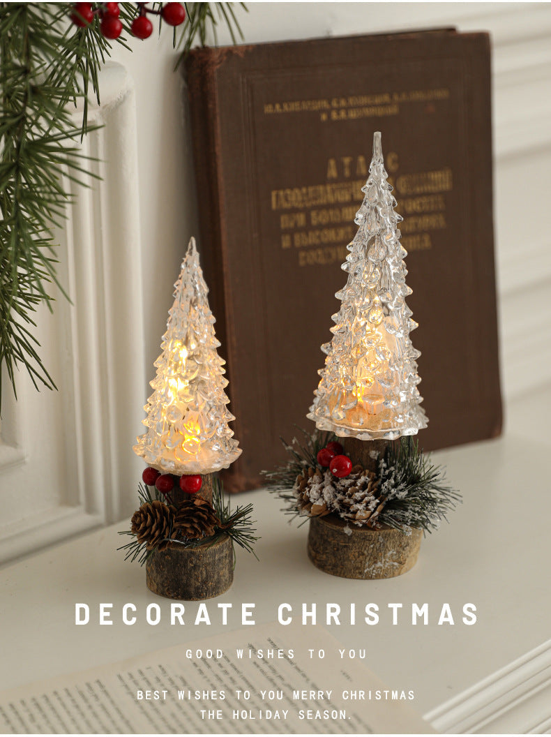LED Julelanterne Lampe med Julemotiv