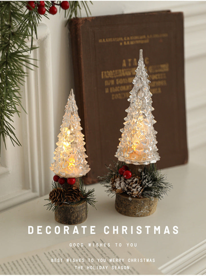 LED Julelanterne Lampe med Julemotiv
