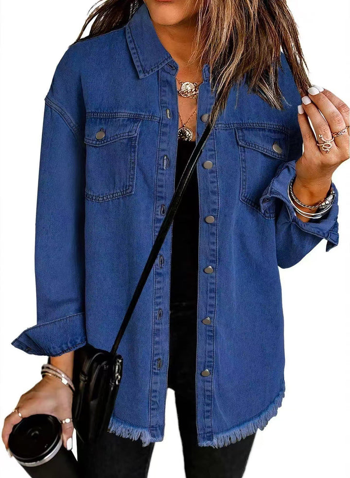 Madeline™ | Klassisk Hverdag Denim Jakke