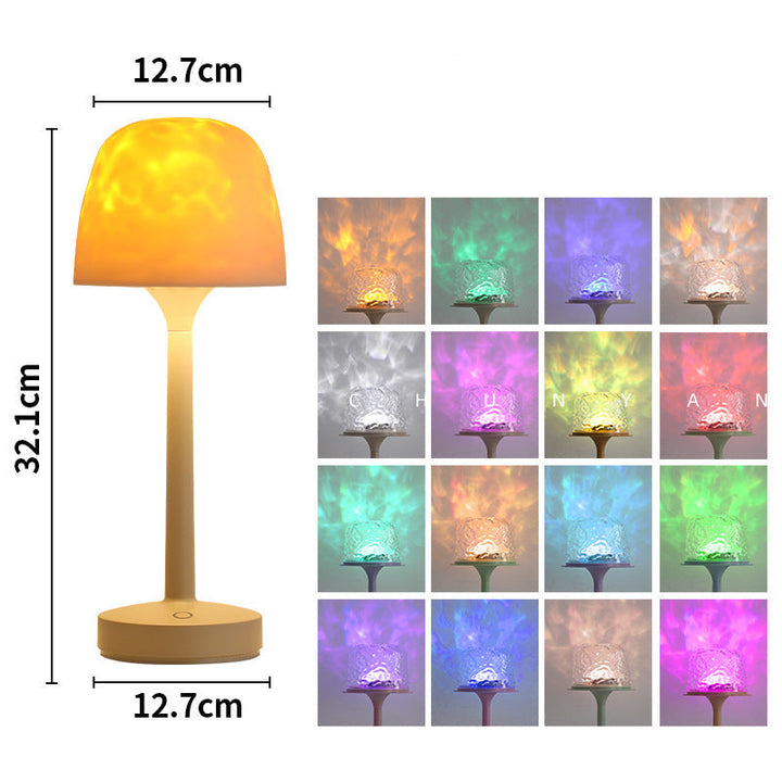 Stilfuld LED Bordlampe med Justerbare Farver
