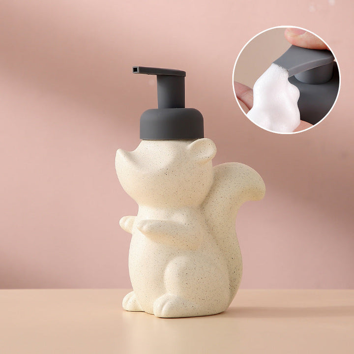 Keramisk Sæbe Dispenser med Skummende Pumpe, 510 ml
