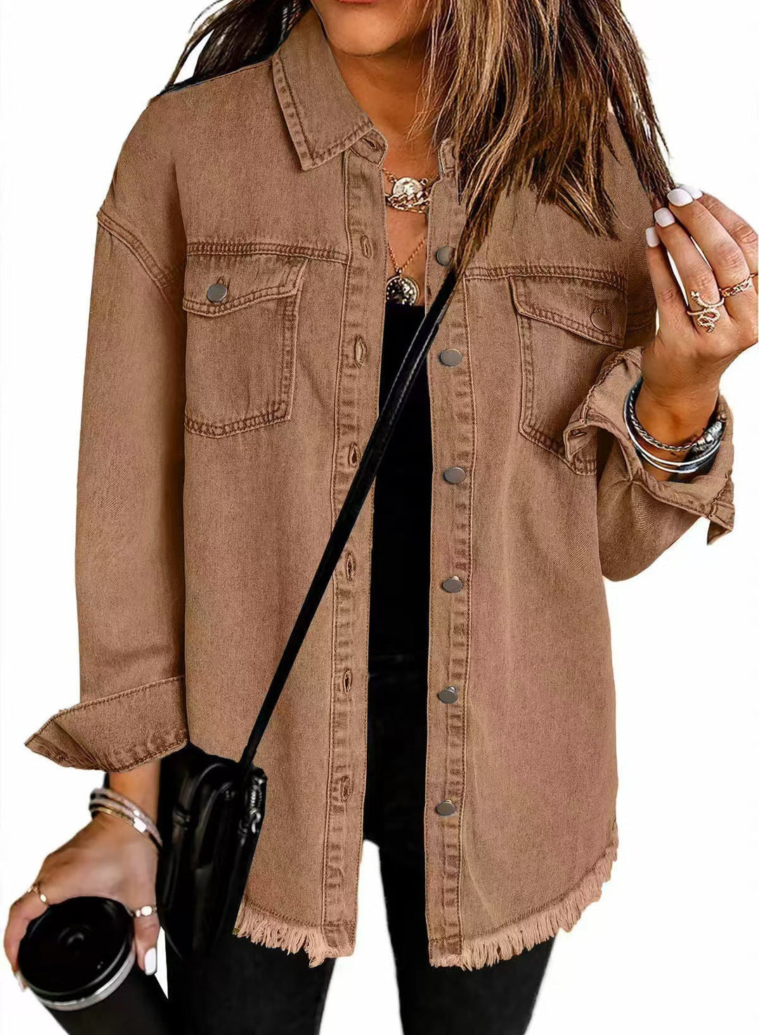Madeline™ | Klassisk Hverdag Denim Jakke
