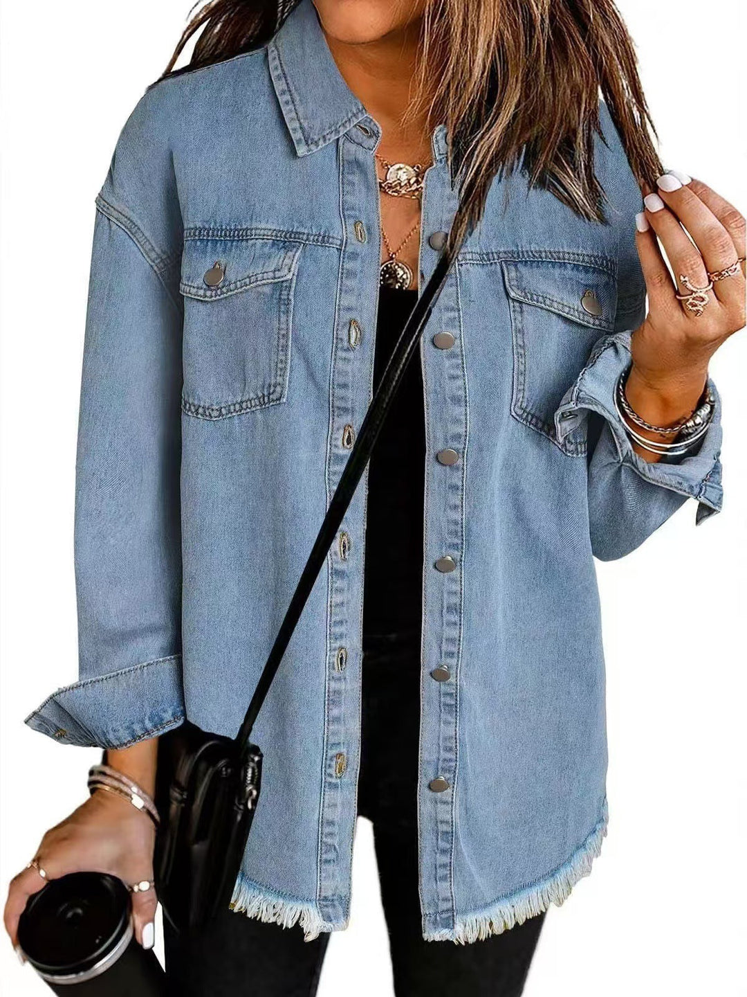 Madeline™ | Klassisk Hverdag Denim Jakke