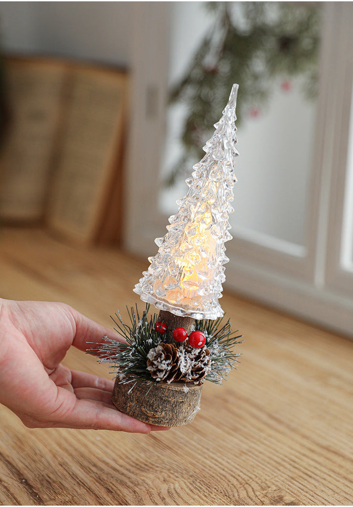 LED Julelanterne Lampe med Julemotiv