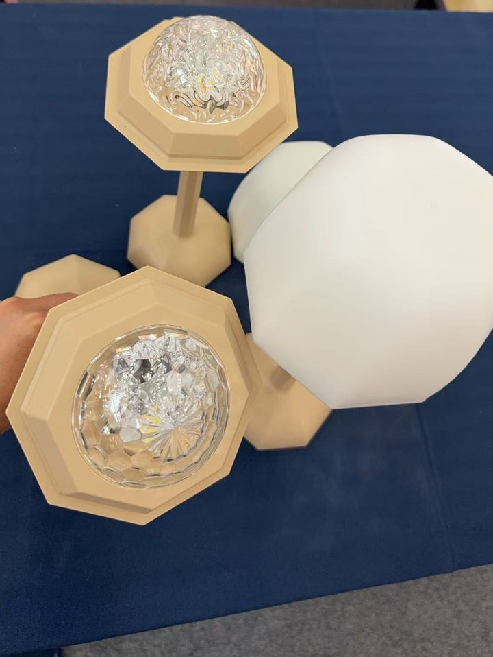Dynamisk Vandbølge Bordlampe med USB Strøm
