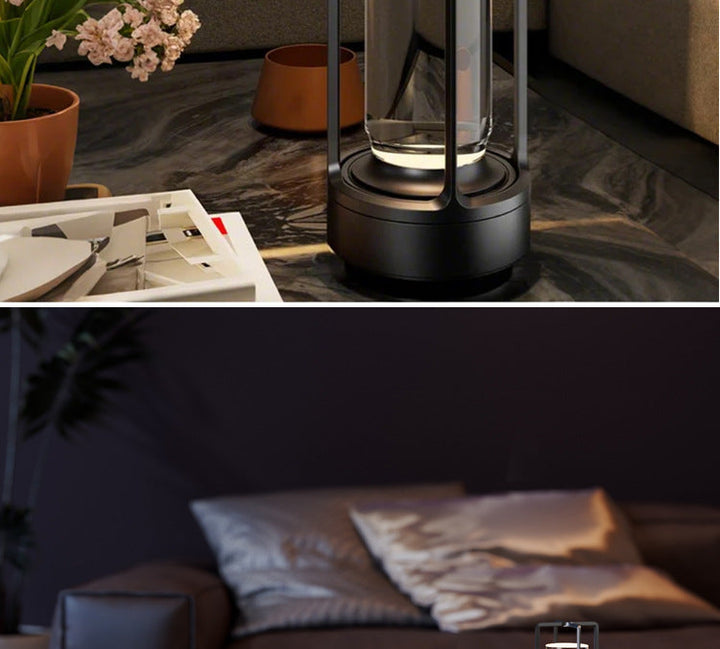 Genopladelig Trådløs LED Bordlampe med Moderne Design