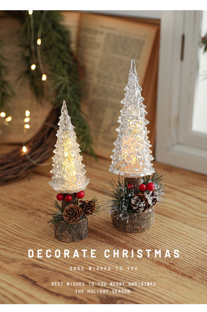 LED Julelanterne Lampe med Julemotiv
