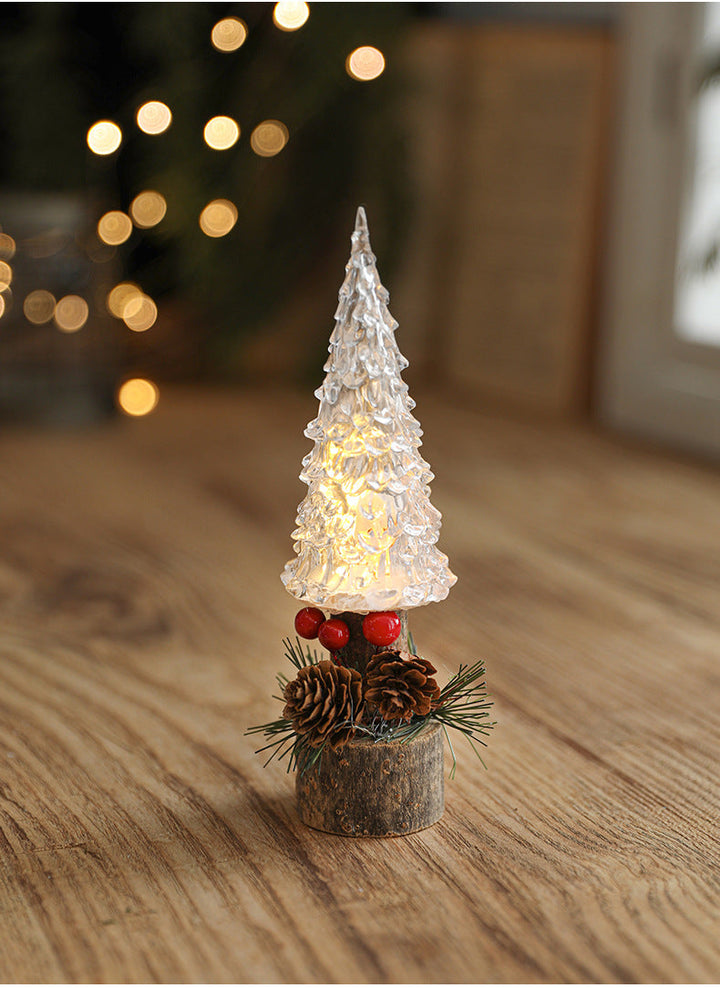 LED Julelanterne Lampe med Julemotiv