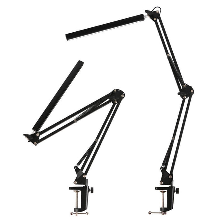 Justerbar LED Klemmedesk Lampe med USB Strøm