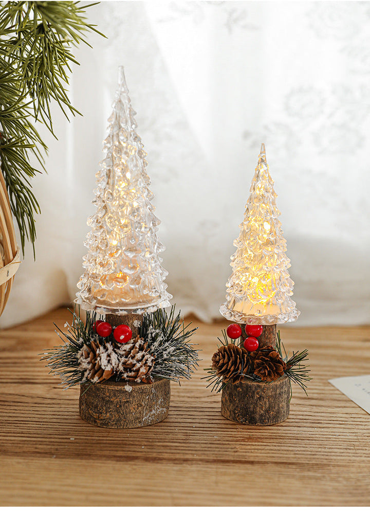 LED Julelanterne Lampe med Julemotiv