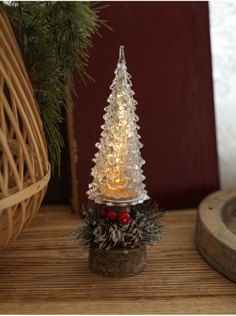 LED Julelanterne Lampe med Julemotiv