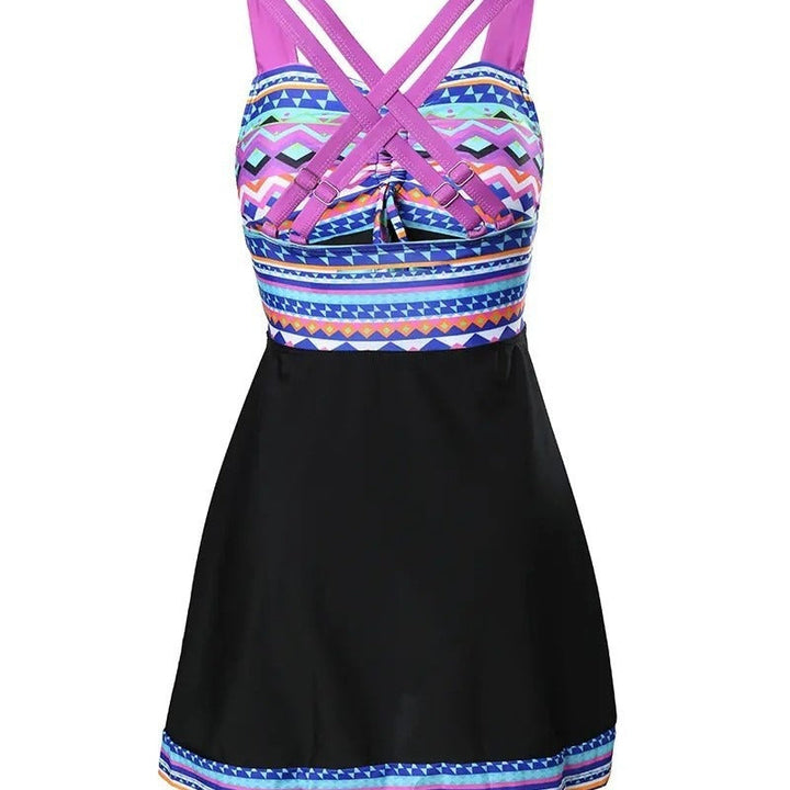 Gladys™ | Chic Mønstret Badetøj