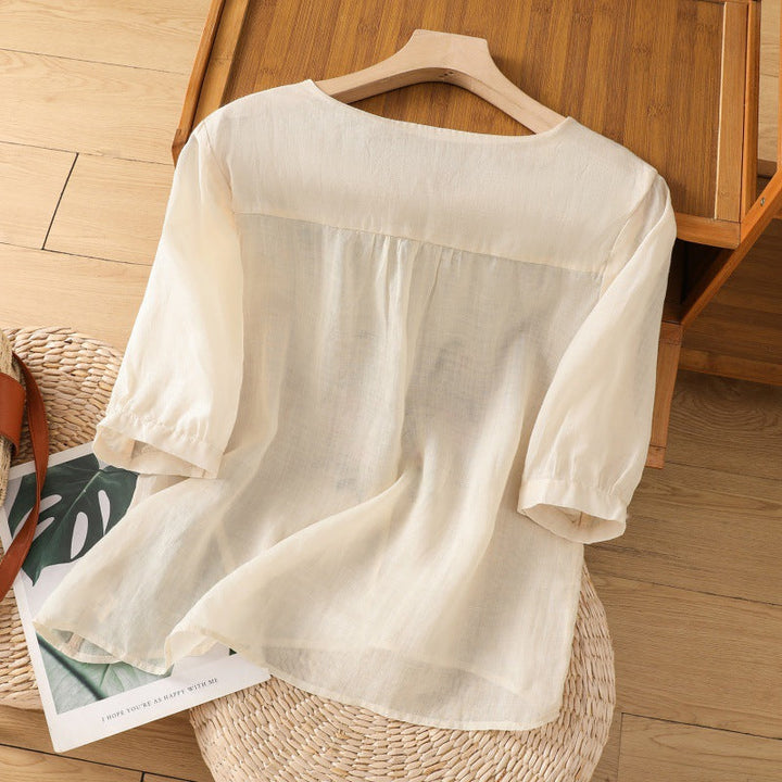 Tamsina™ | Floral Afslappet Bluse