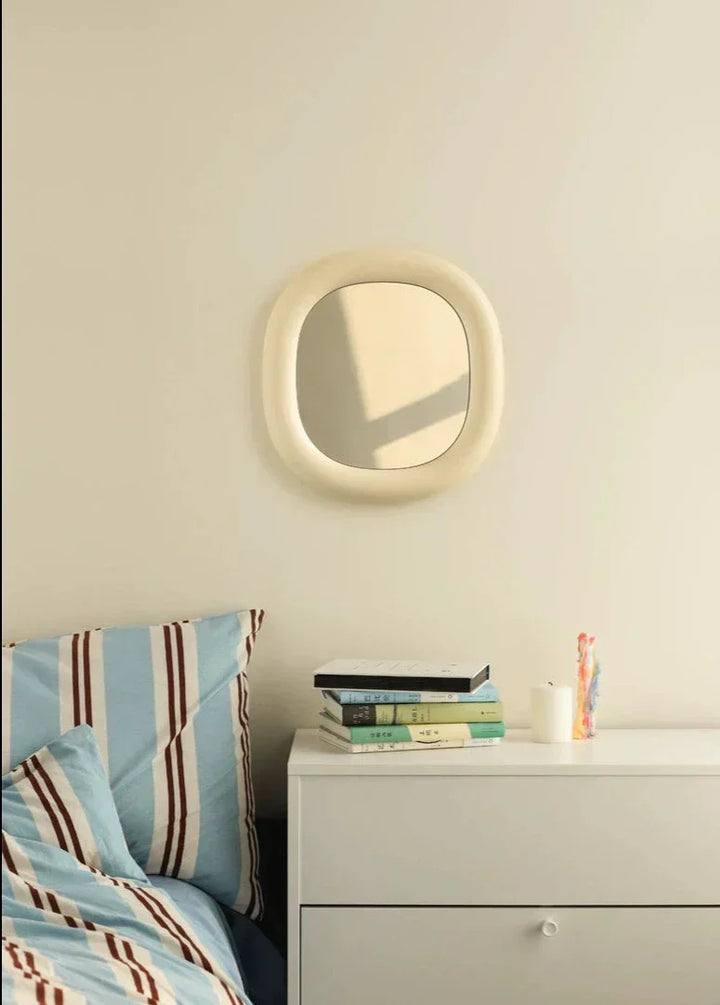 Moderne Boble Ramme Spejl i Tre Farver