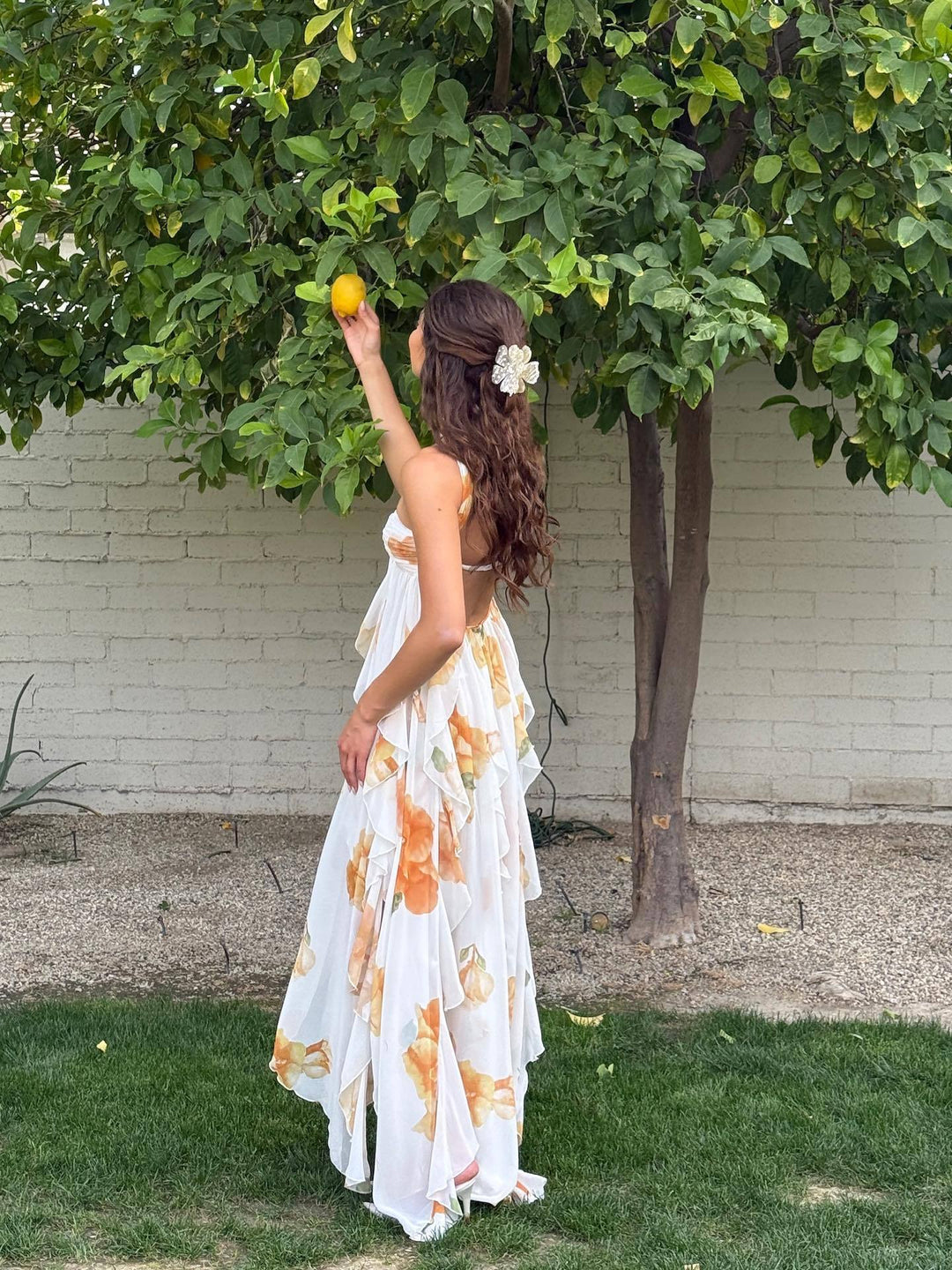 Gwen™ | Elegant Halter Maxi Kjole