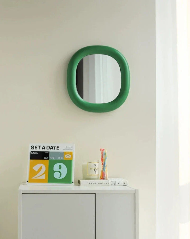 Moderne Boble Ramme Spejl i Tre Farver