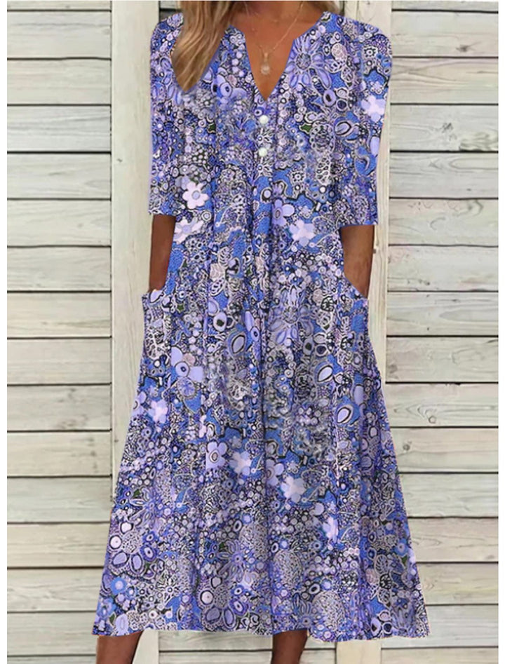 Janice™ | Elegant Sommerkjole med Mave Dækning