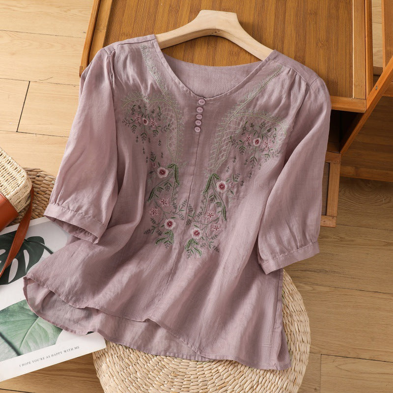 Tamsina™ | Floral Afslappet Bluse
