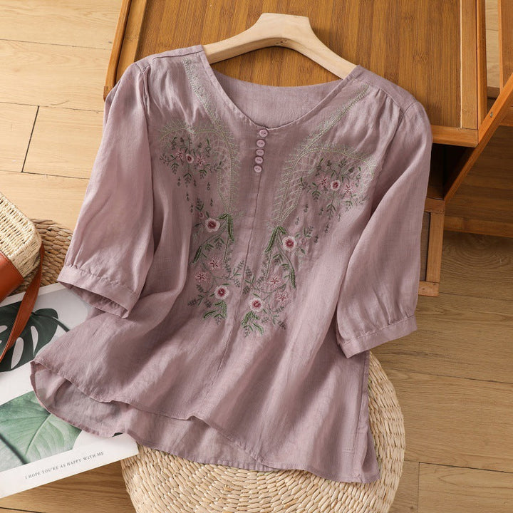 Tamsina™ | Floral Afslappet Bluse