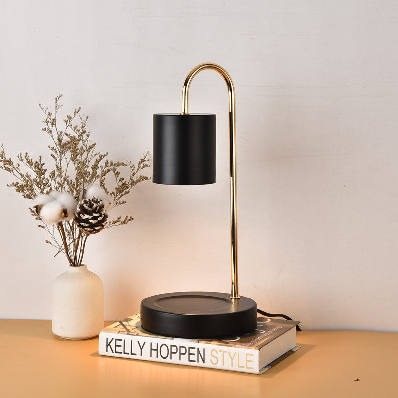 Bølgeformet Stearinlysvarmer Bordlampe i Metal