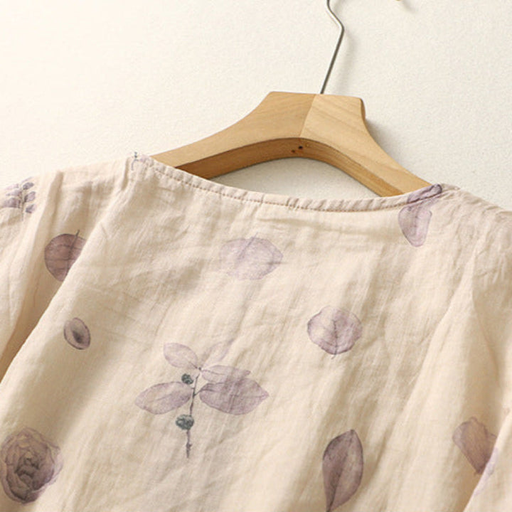 Noy™ | Blomsterprint Afslappet Bluse