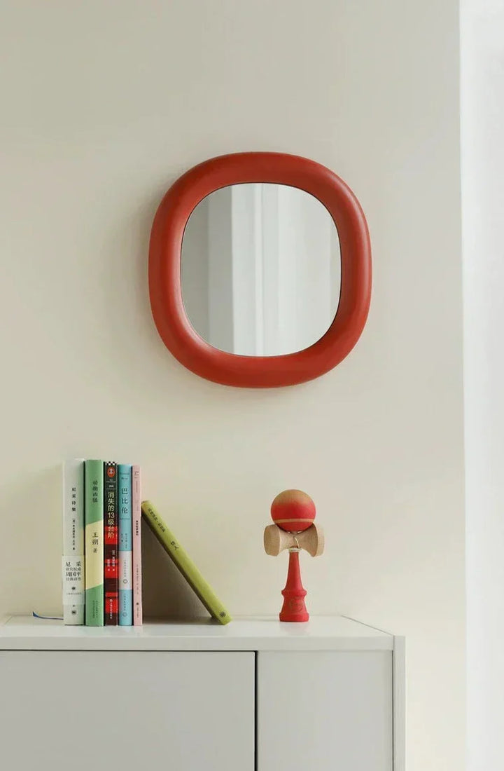 Moderne Boble Ramme Spejl i Tre Farver
