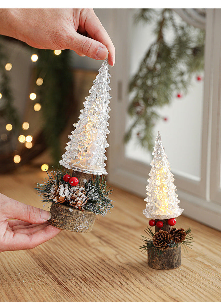 LED Julelanterne Lampe med Julemotiv