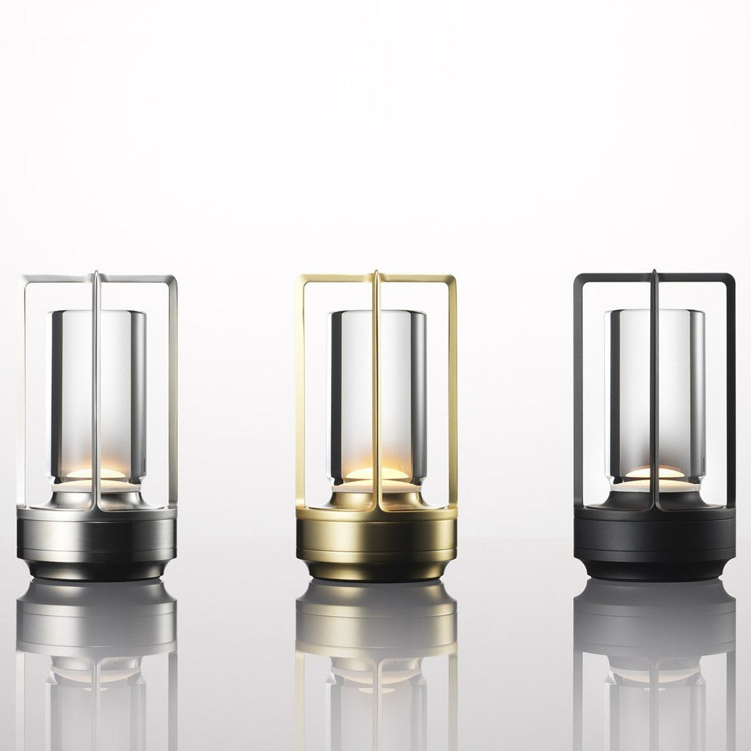 Dæmpbar Trådløs Vintage Metal Bordlampe